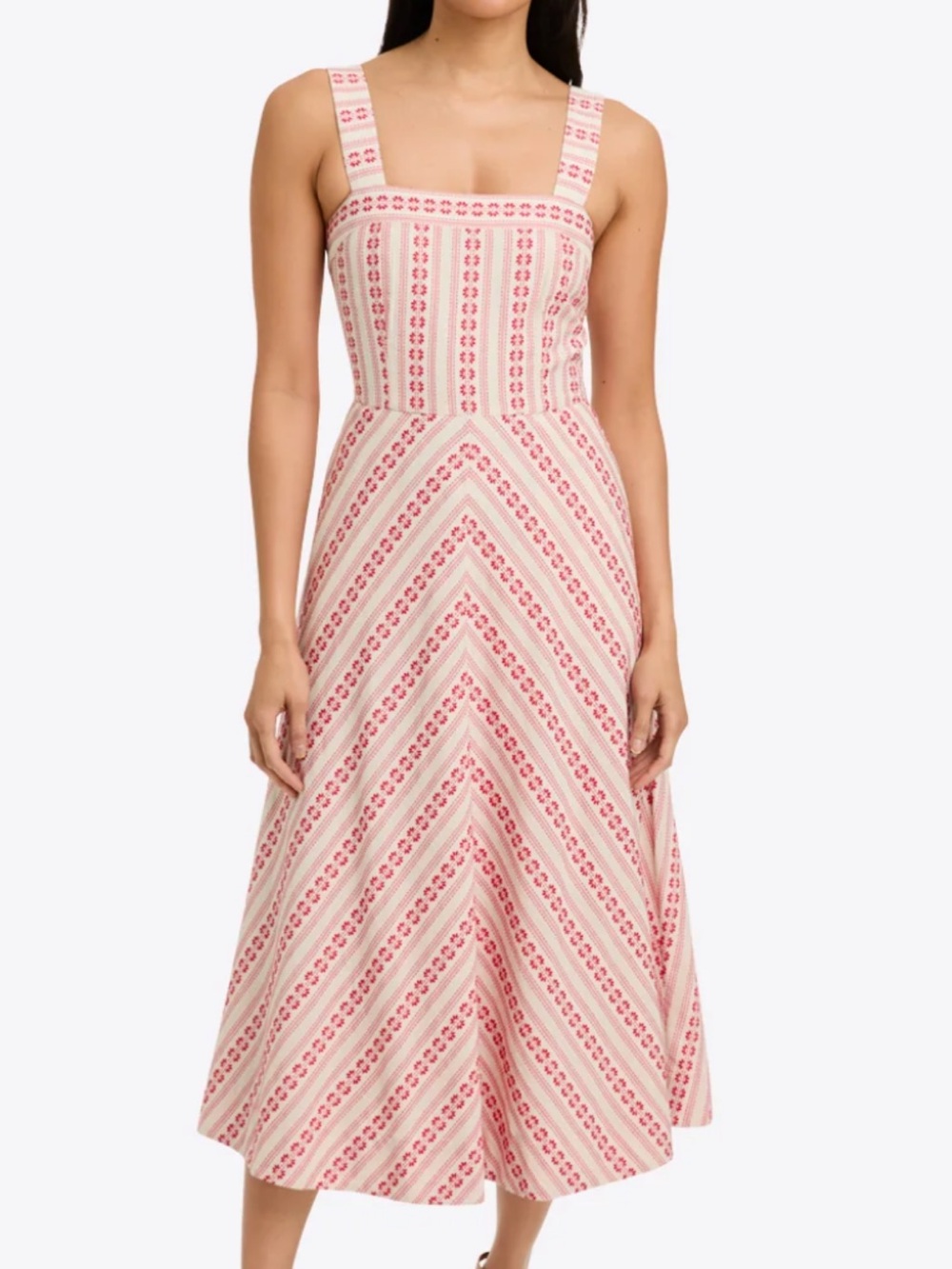 Draper James Harper Love Circle Dress Sz 6 Red